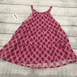 Old Navy Pink Red Swing Tank Top Small 6-7